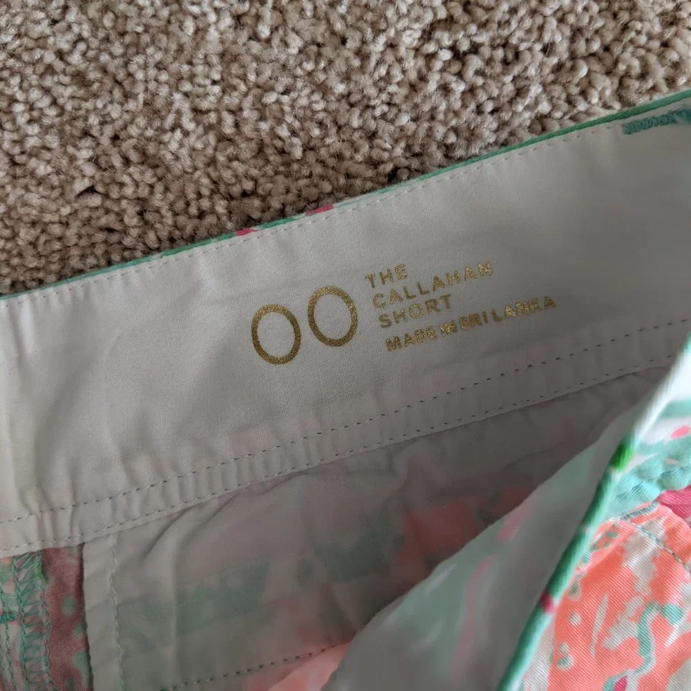 ⭐ Lilly Pulitzer Poolside Beach Print Callahan Shorts size 00